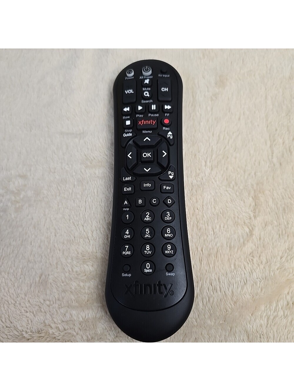 Xfinity COMCAST XR2 DVR Cable Remote Control, Black